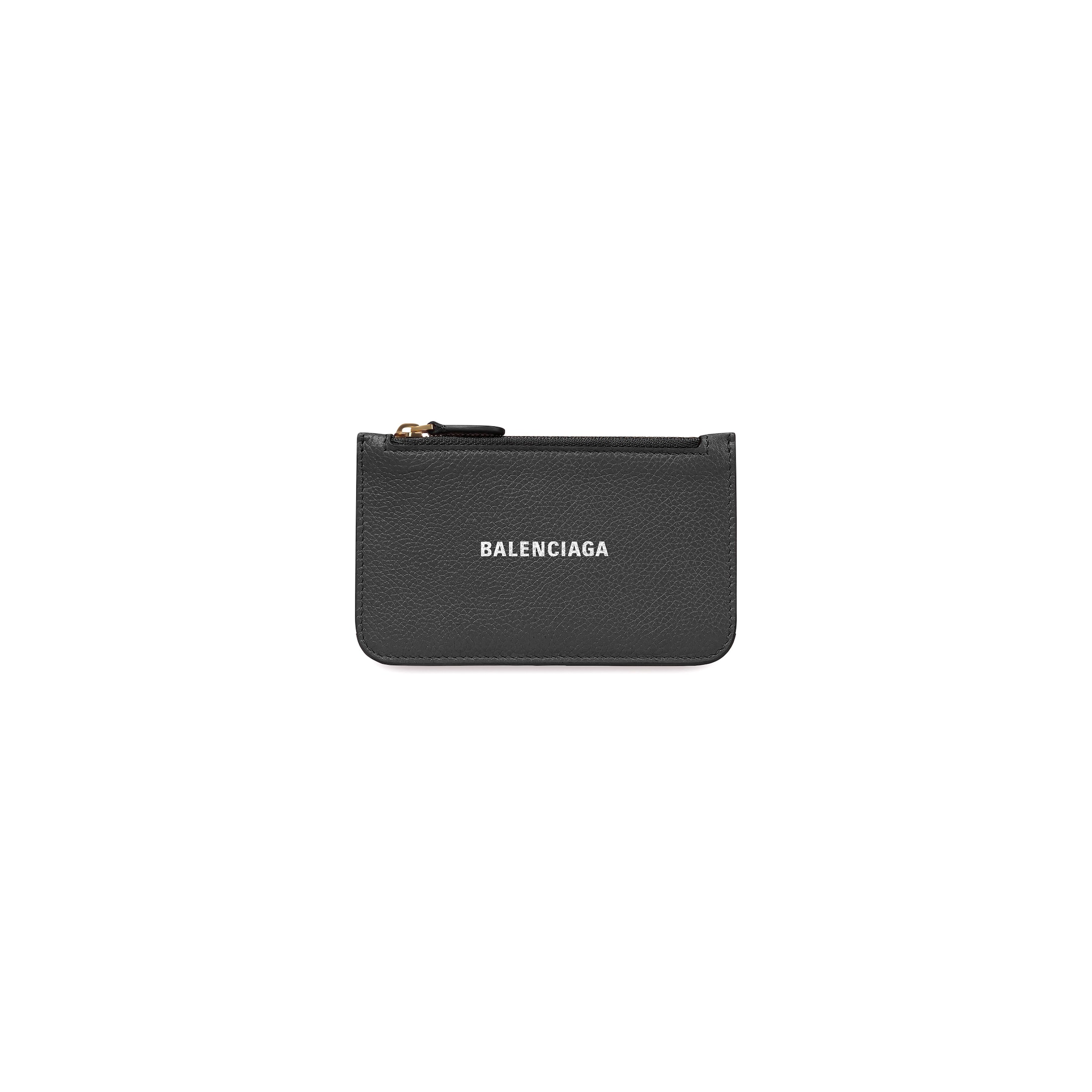 Balenciaga Cash Large Long Coin And Card Holder - Black - Woman - Calfskin