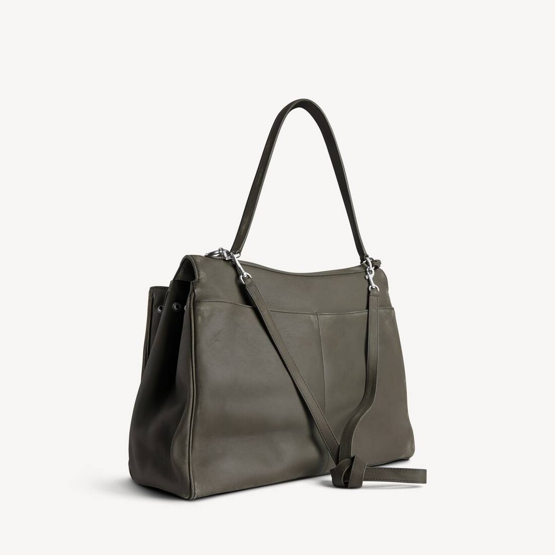 발렌시아가 여성용 로데오 핸드백 라지 위드 참스 7897442AA7T3503