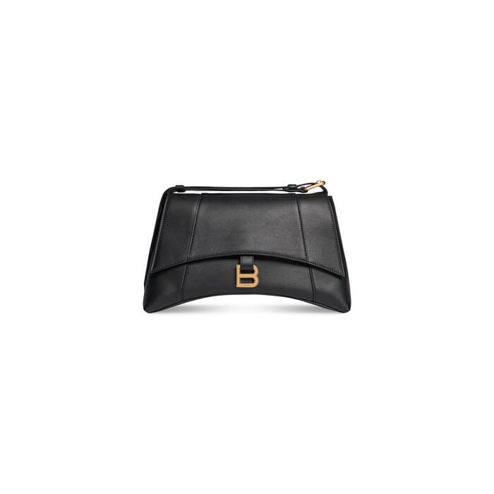 Women's Downtown Medium Shoulder Bag in Black Balenciaga CA