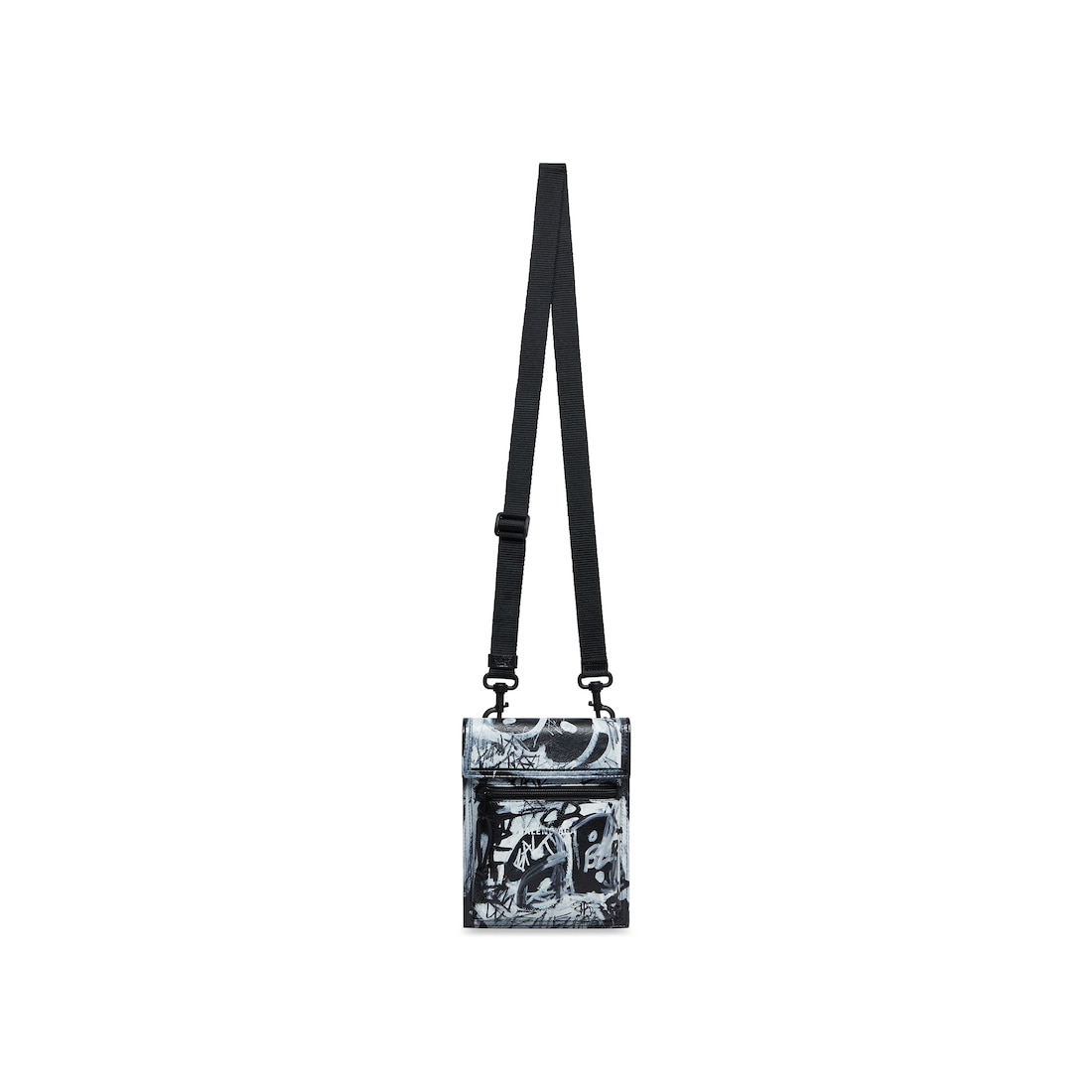 Balenciaga BB Graffiti Chain Shoulder Bag Leather Medium at