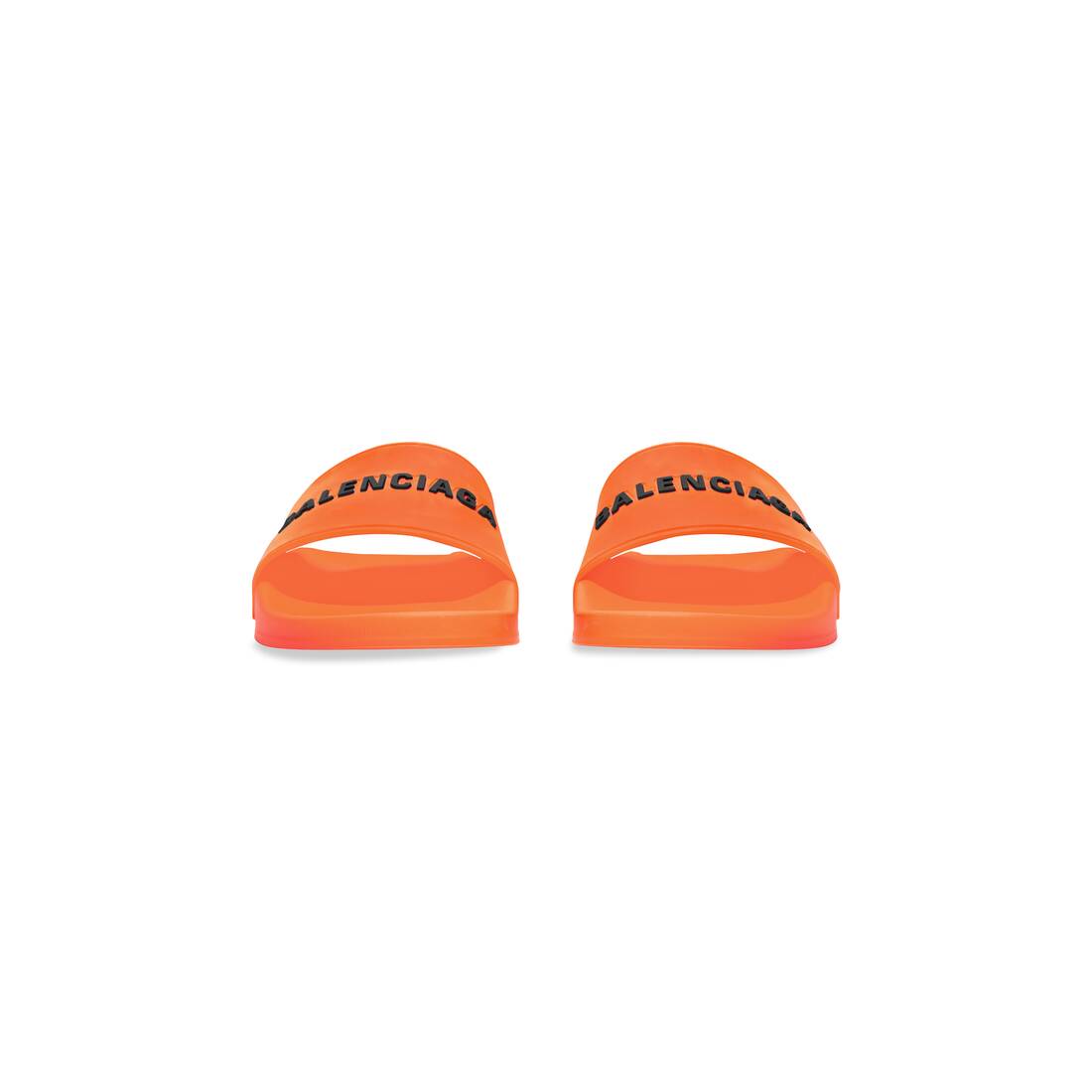 Orange balenciaga slides Clearance