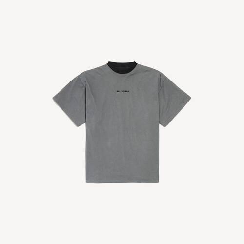 camiseta reversible balenciaga back oversized