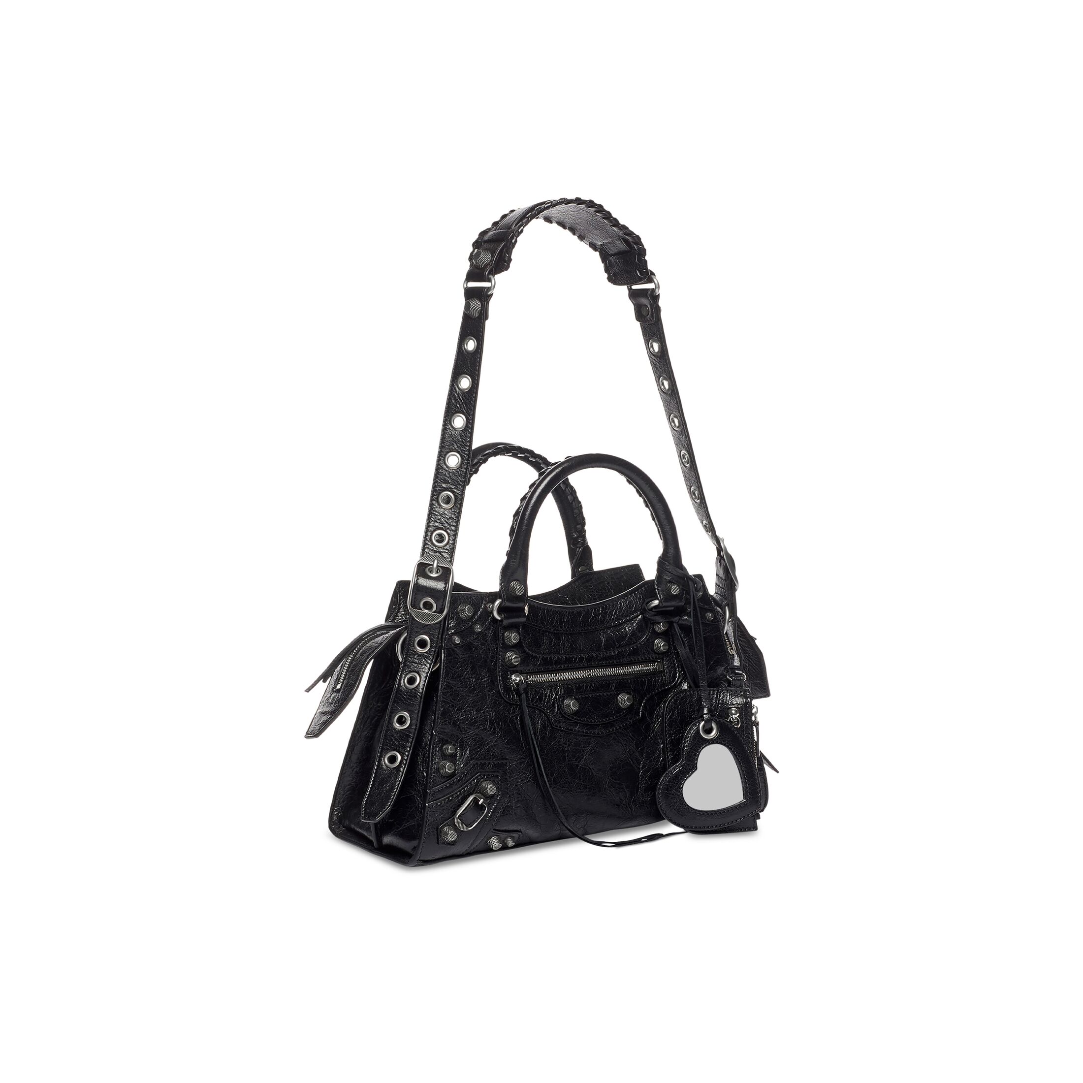 Women's Neo Cagole City Small Handbag in Black | Balenciaga US