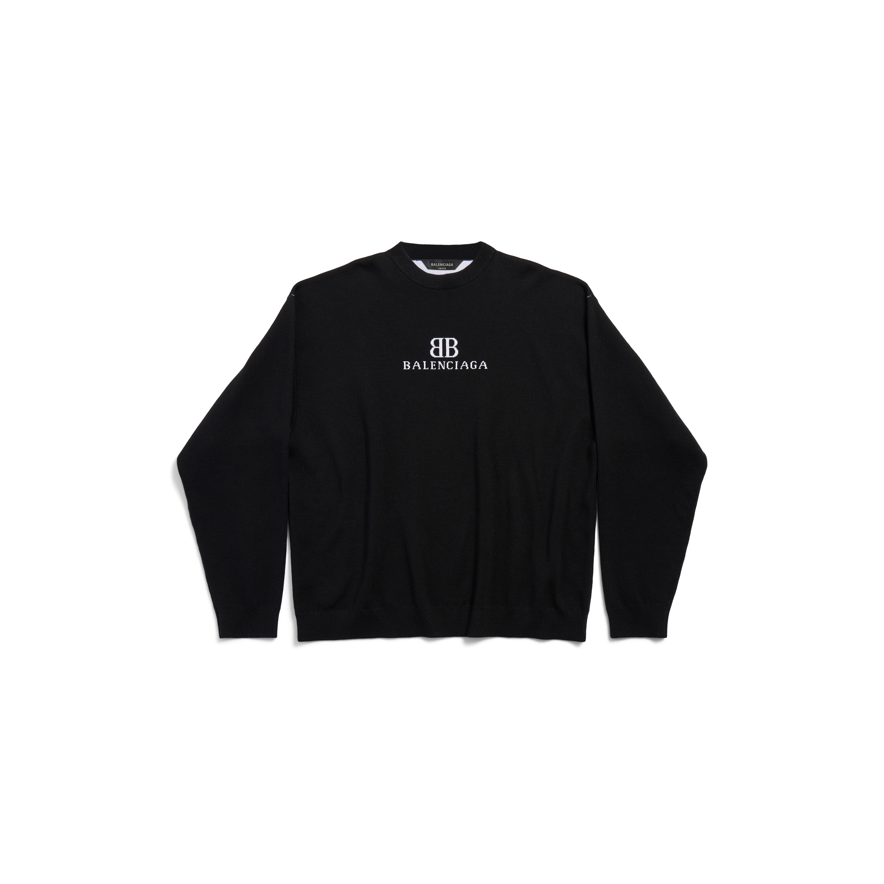 Balenciaga black logo sweater online