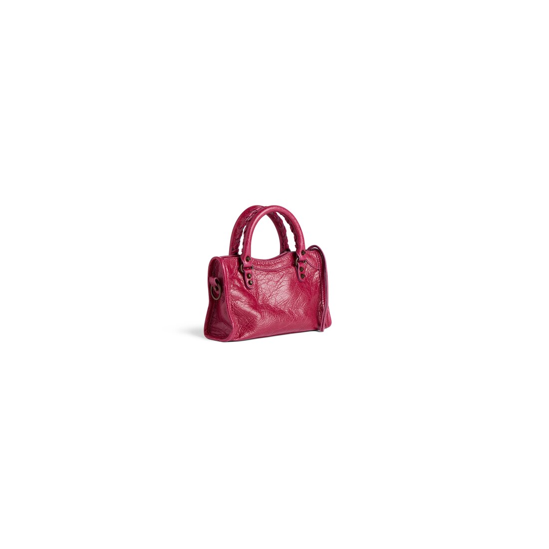 BALENCIAGA バレンシアガ the city ザ•シティ　フランボワーズ Women's Le City Bag Nano in Framboise | Balenciaga US