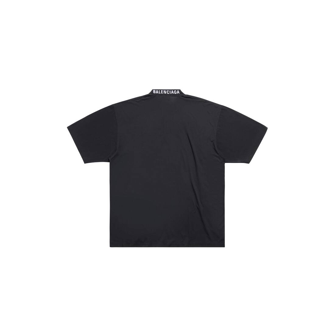 Balenciaga Long Sleeve T-shirt Oversized in Black Faded