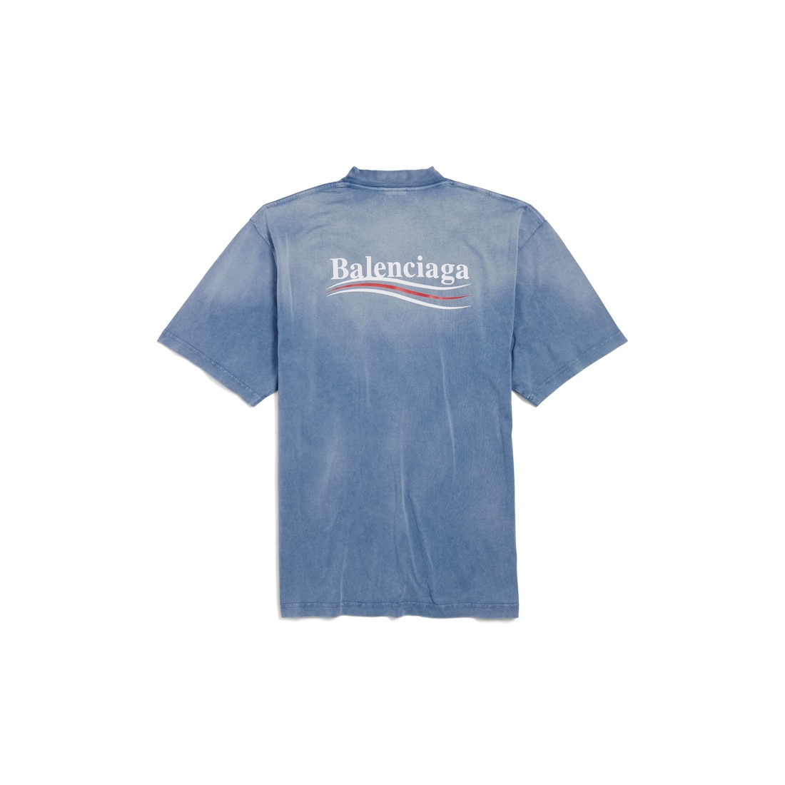 Balenciaga Political Campaign T Shirt Size S Blue