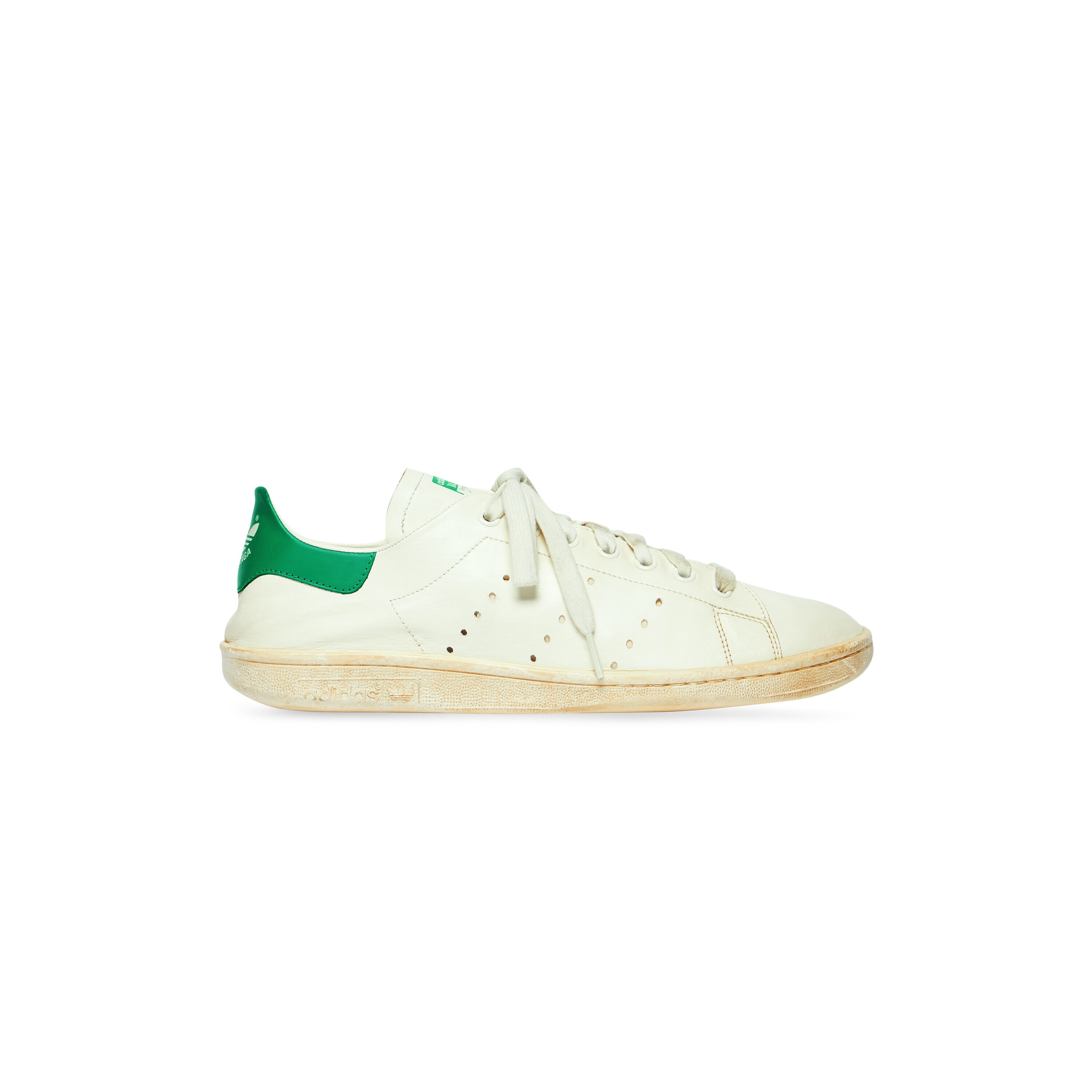 / Adidas Stan Smith Worn-out Sneaker in Off White | Balenciaga US