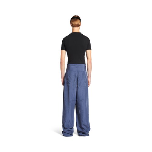 fluid denim pants