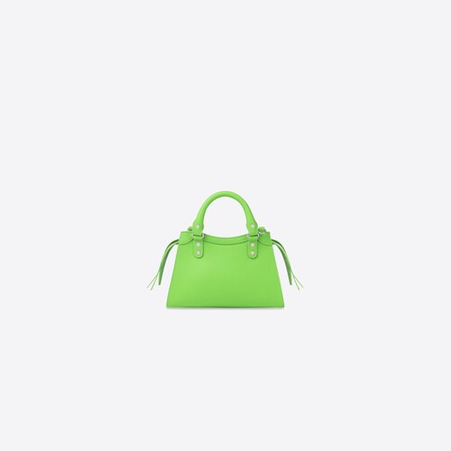 neon green mini bag