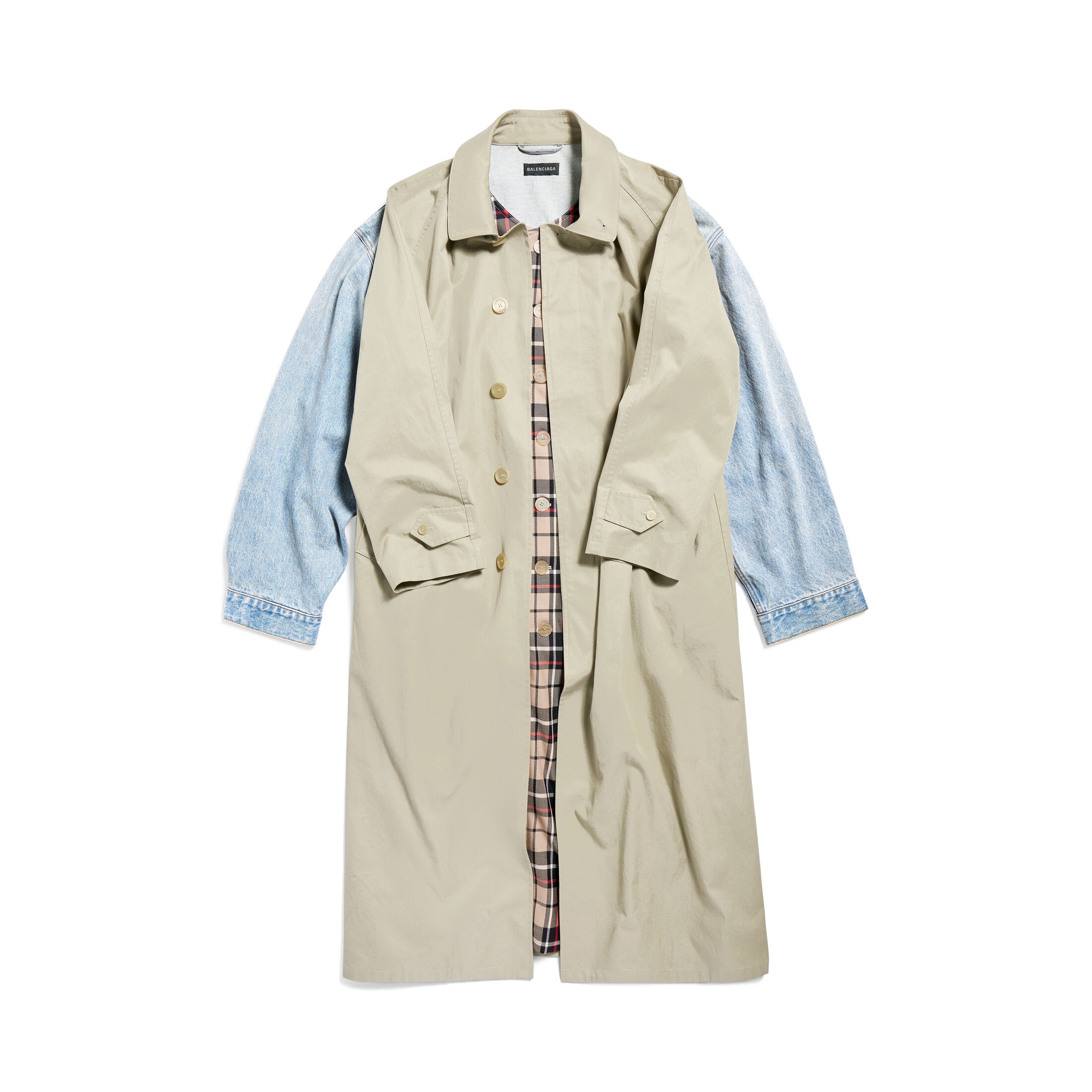 Balenciaga Hybrid Carcoat - Beige - Woman - 40 - Cotton