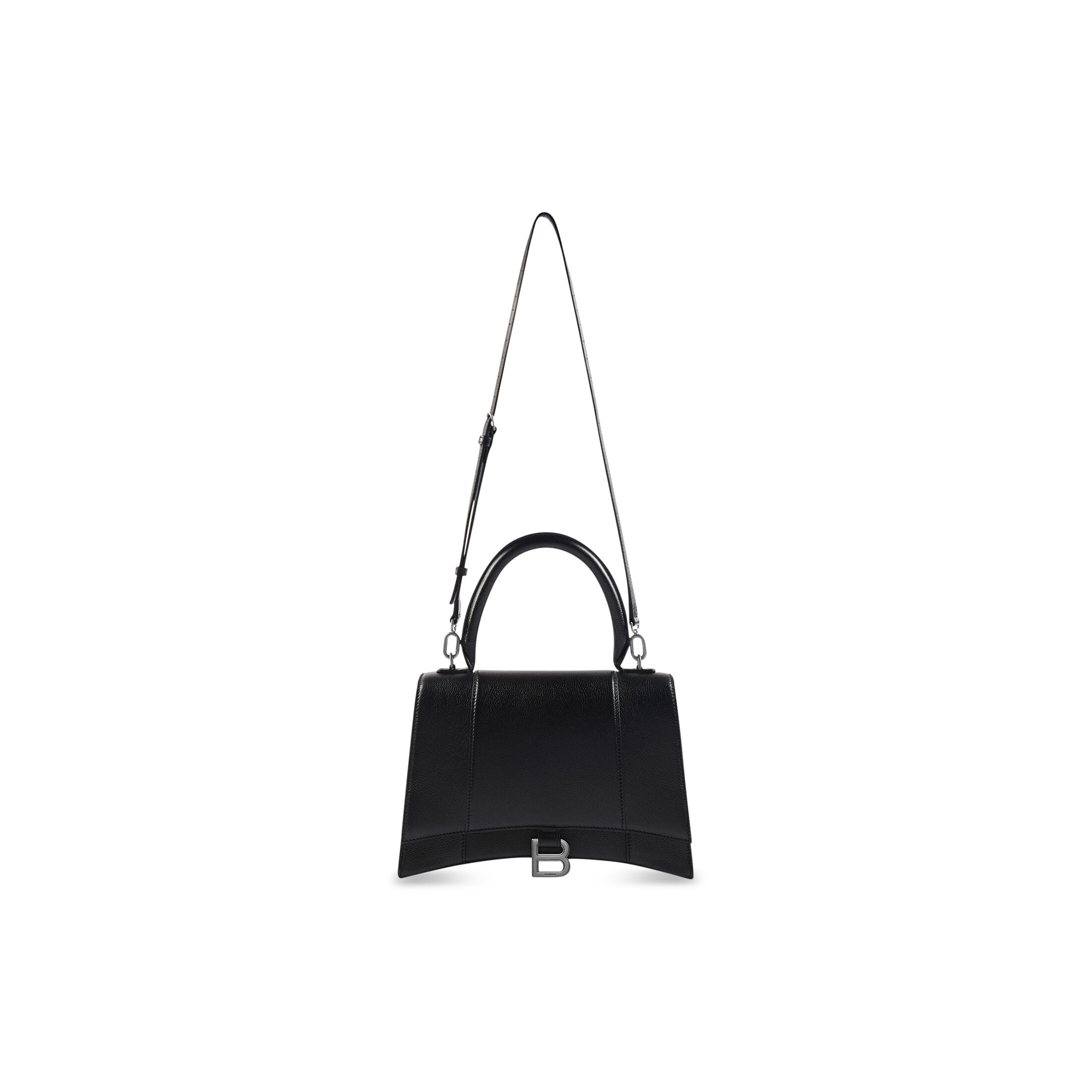Women's Hourglass Handbag in Black | Balenciaga NL