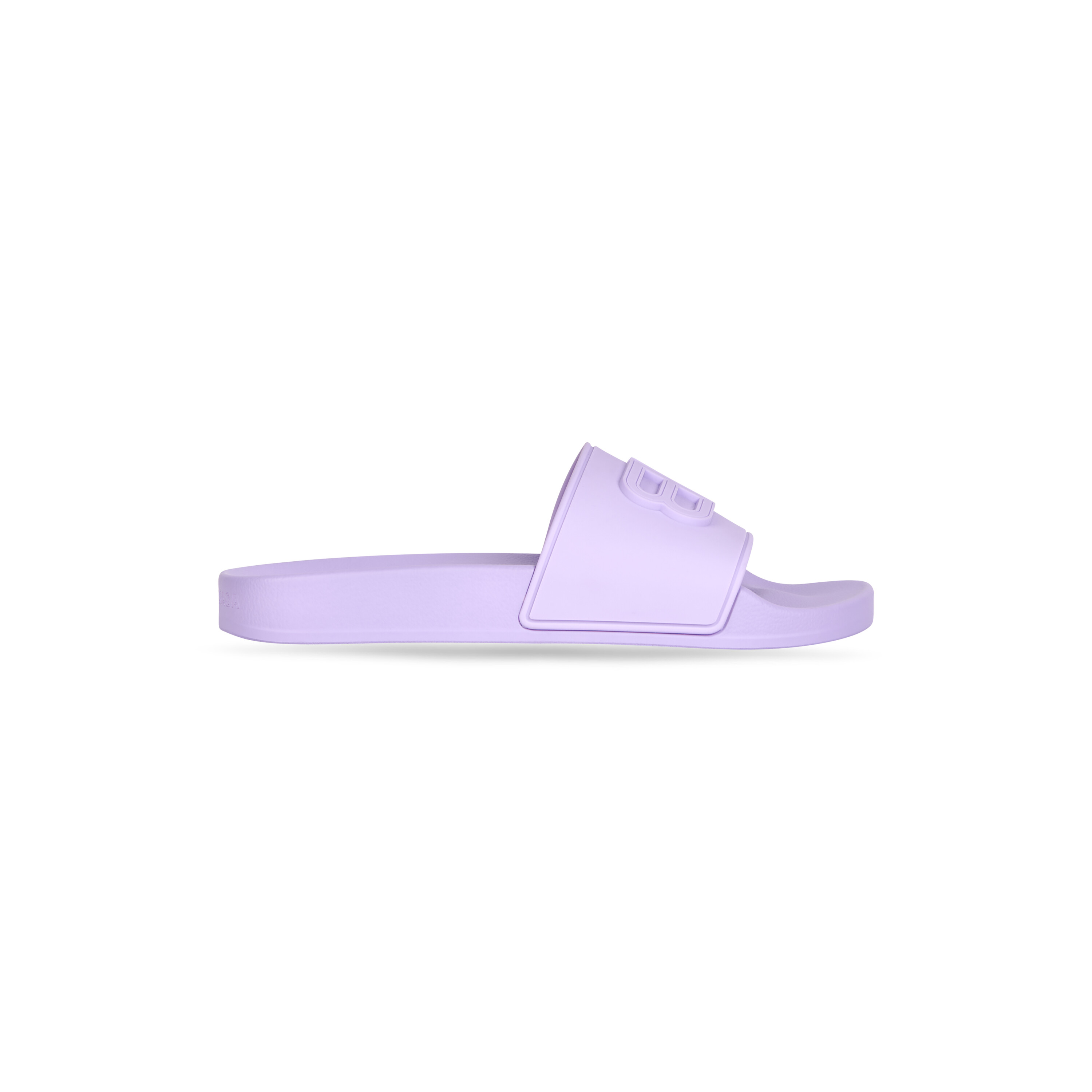women s pool bb slide sandal in purple balenciaga us women s pool bb slide sandal in purple balenciaga us