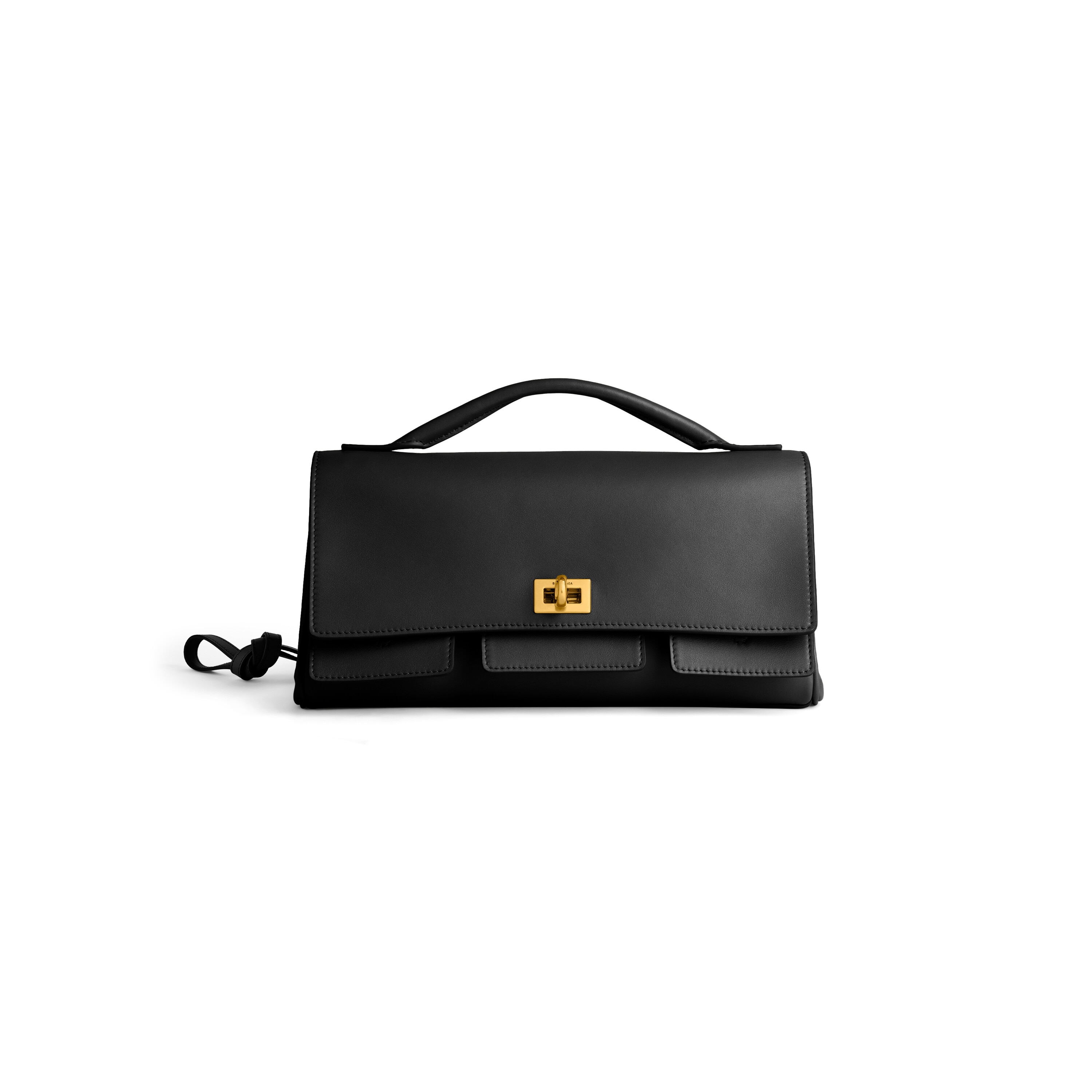 [BALENCIAGA]Bel Air Clutch On Strap Small クラッチ スモール Women's Bel Air Clutch On Strap Small in Black | Balenciaga US