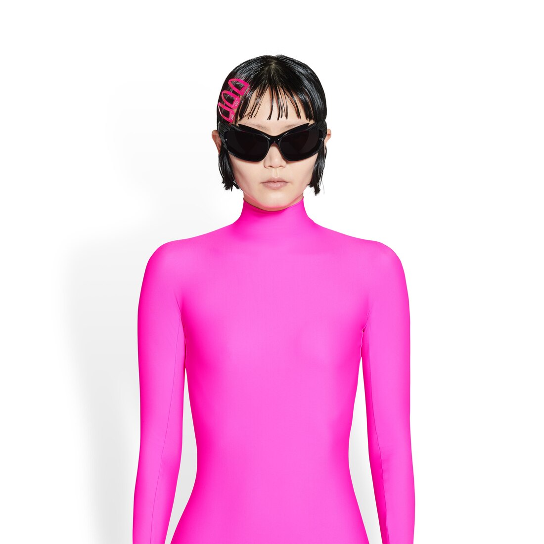 Women's Holli Xs Clip Set in Fluo Pink