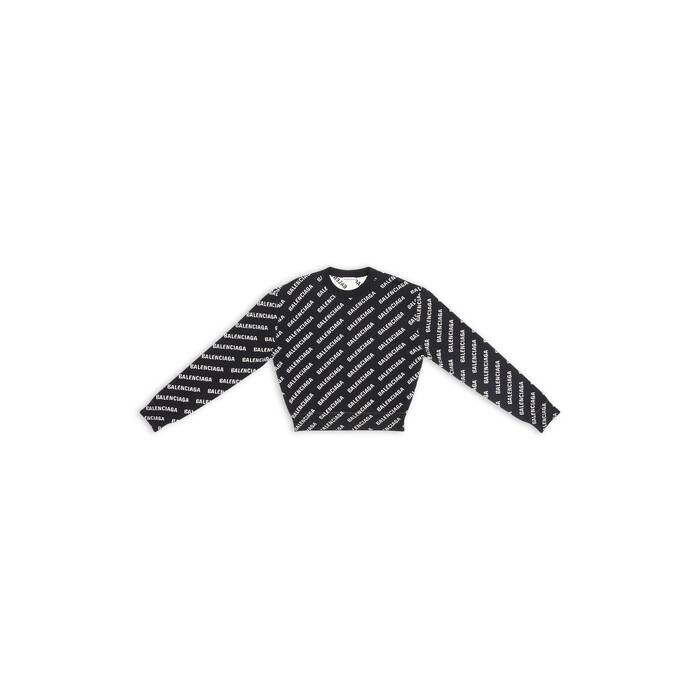 mini allover logo 스웨터