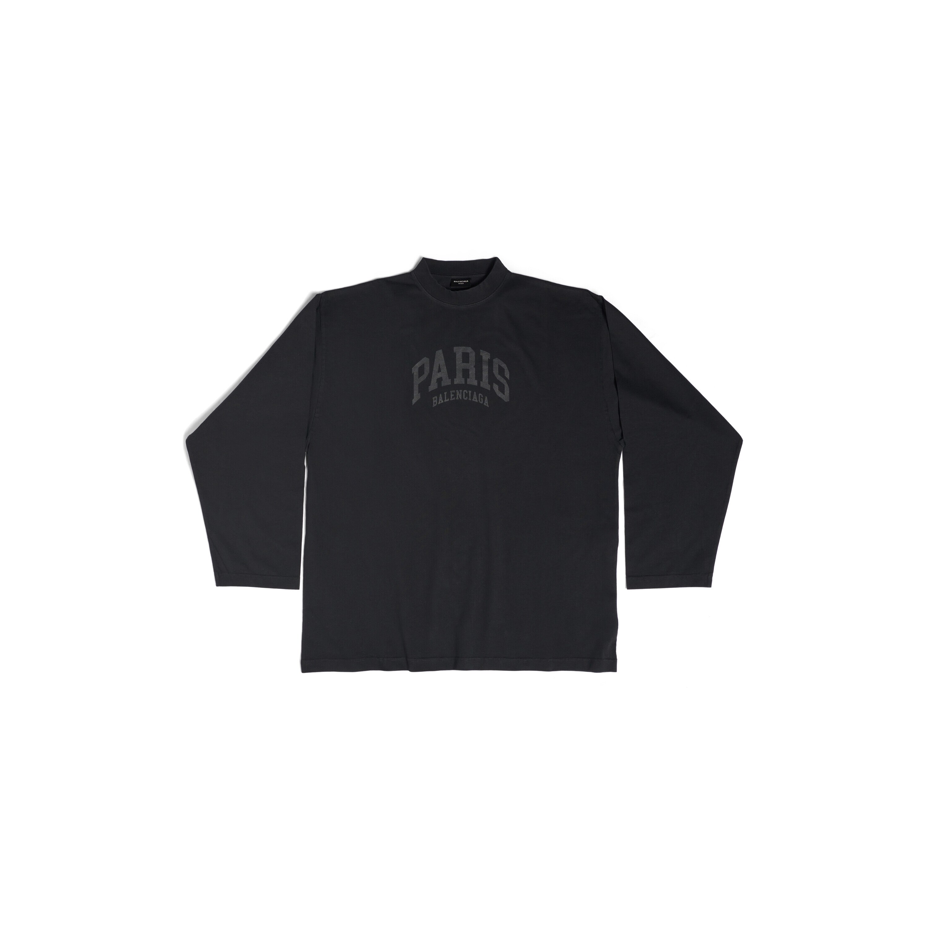 cities paris long sleeve t-shirt oversized