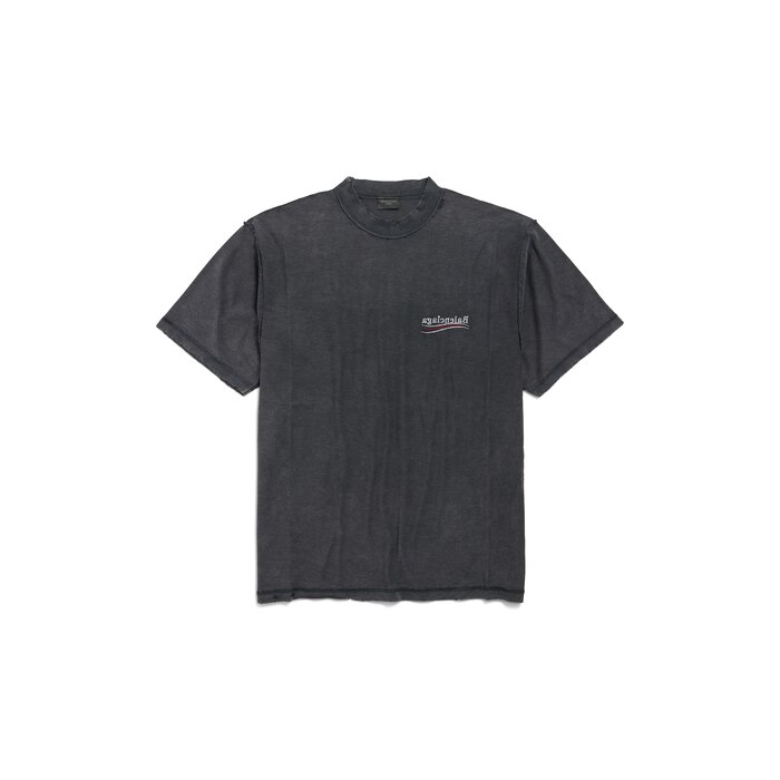 political campaign inside-out t-shirt large fit