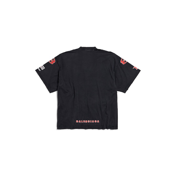 sponsor logos t-shirt oversized
