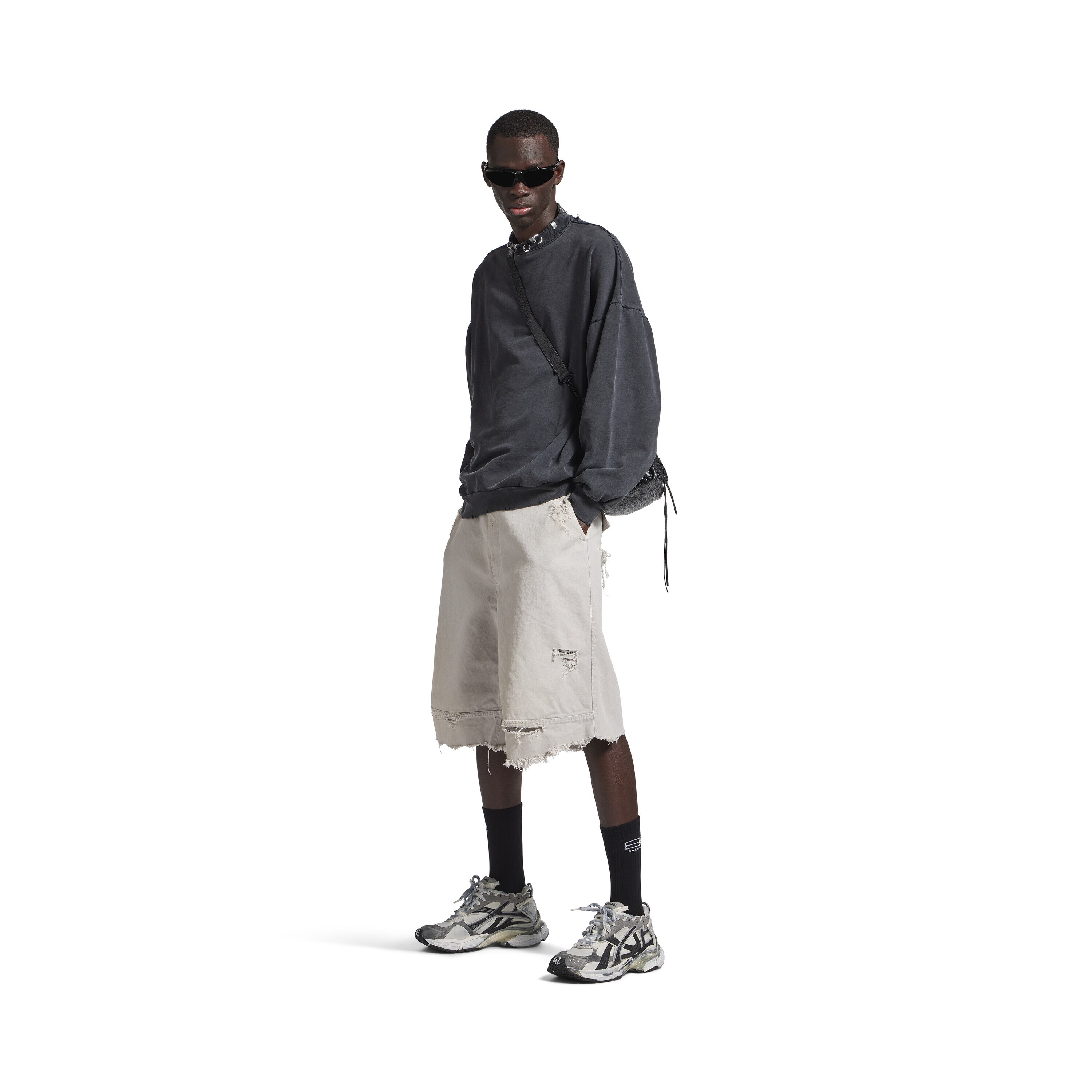 【BALENCIAGA】ライトグレー の メンズ Workwear パンツ BALENCIAGA】ライトグレー の メンズ Workwear パンツ