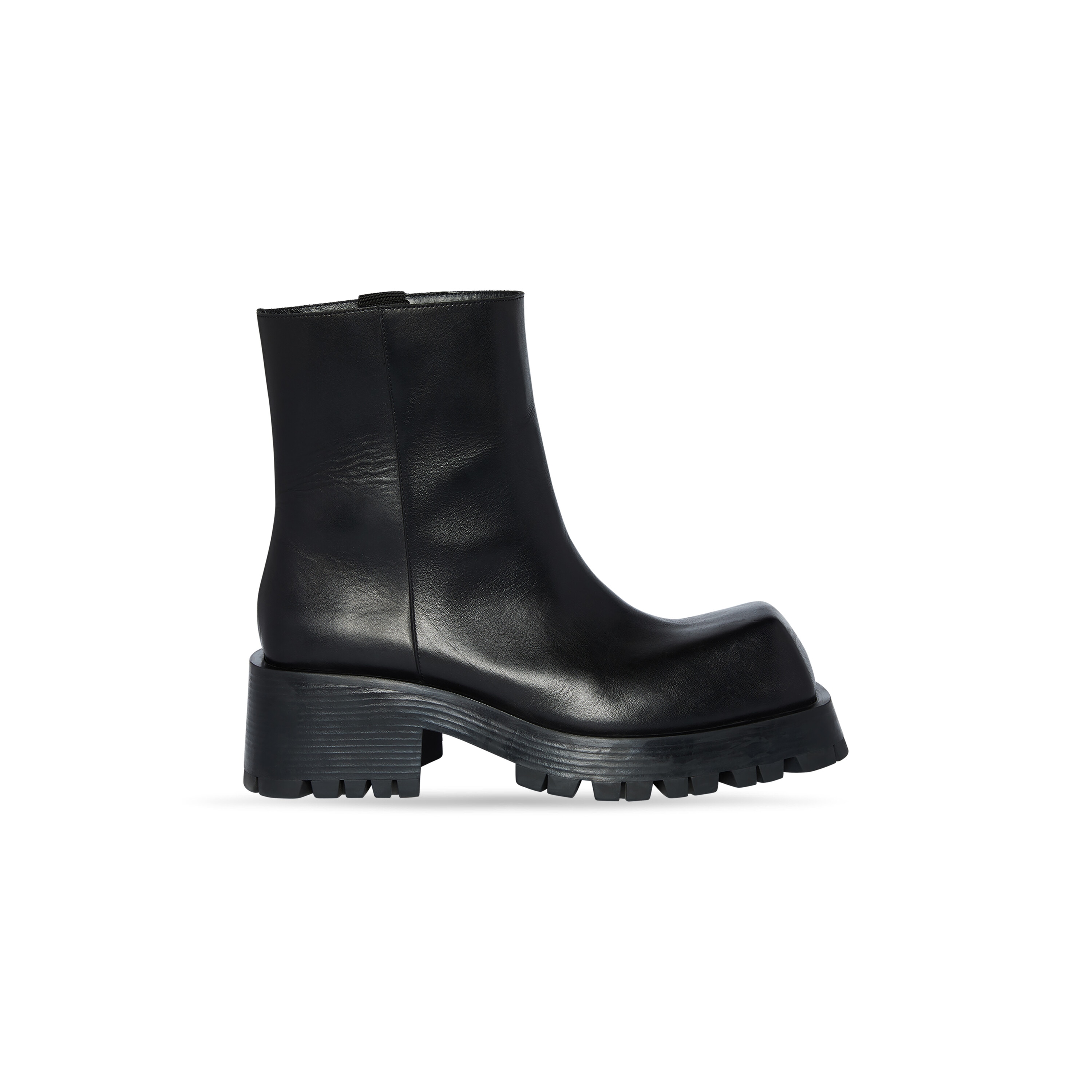 Men's Trooper Boot in Black | Balenciaga US