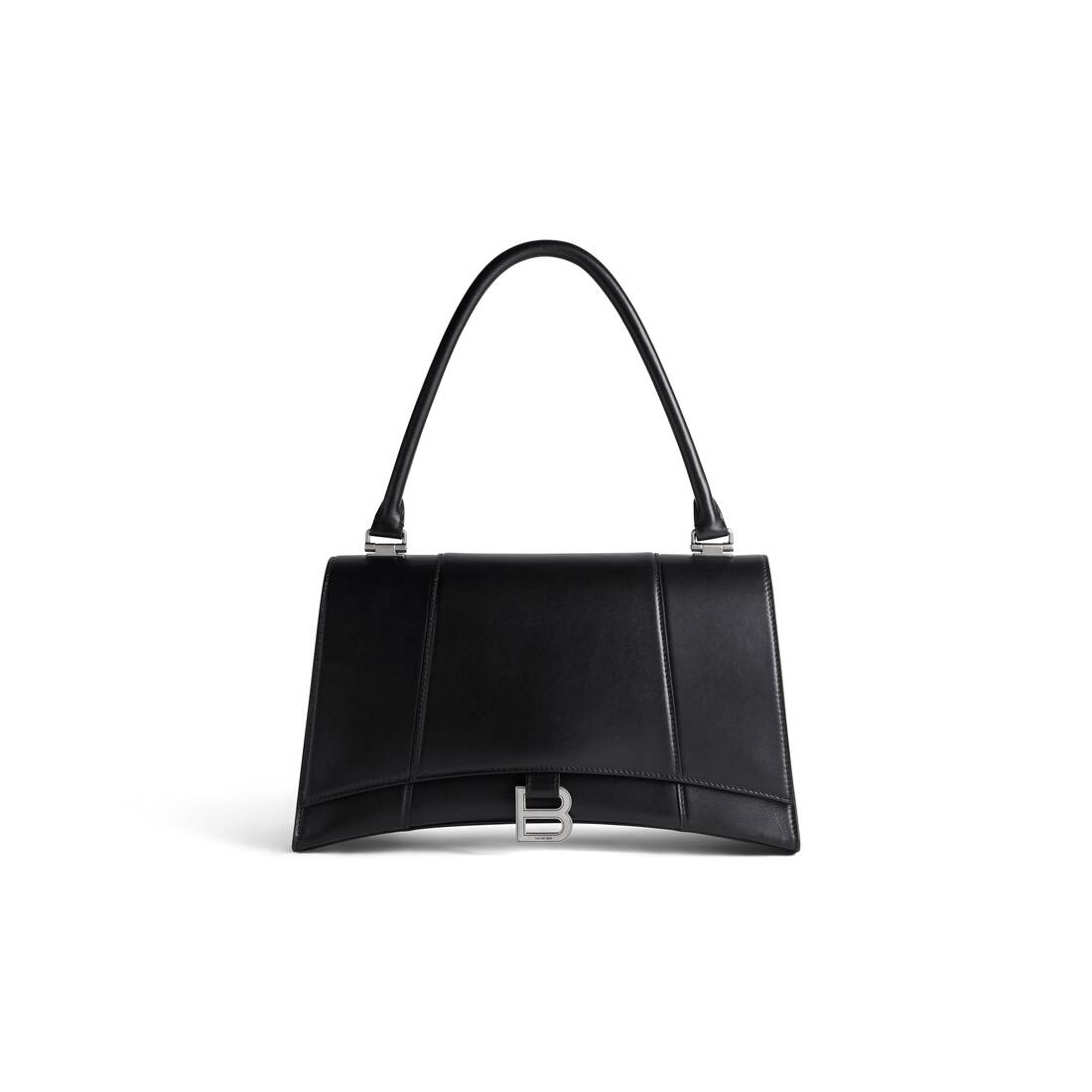 Women's Hourglass Hinge Medium Handbag in Black | Balenciaga GB