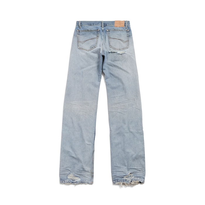 fitted low-waist pants
