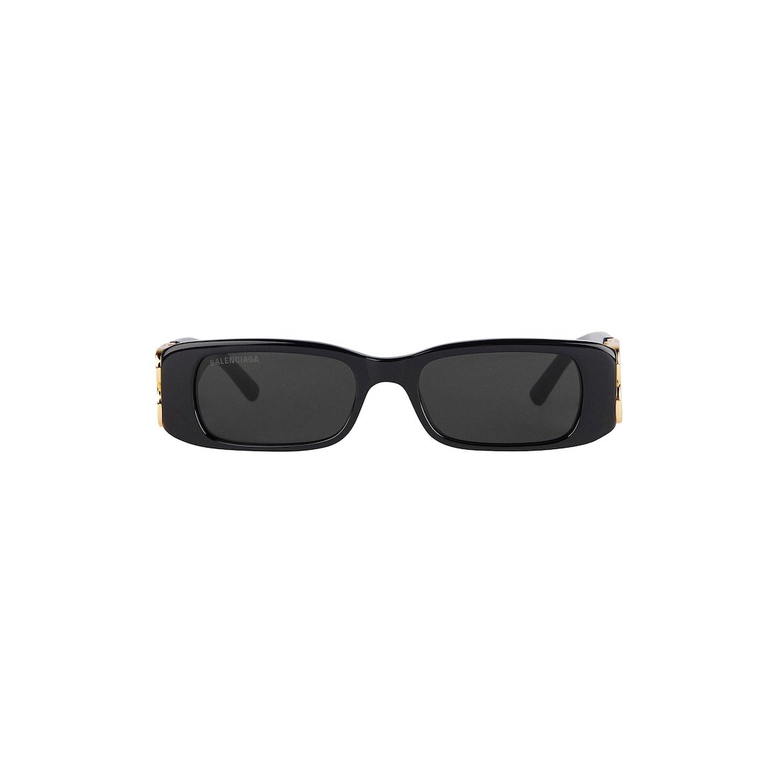 Dynasty Rectangle Sunglasses in Black