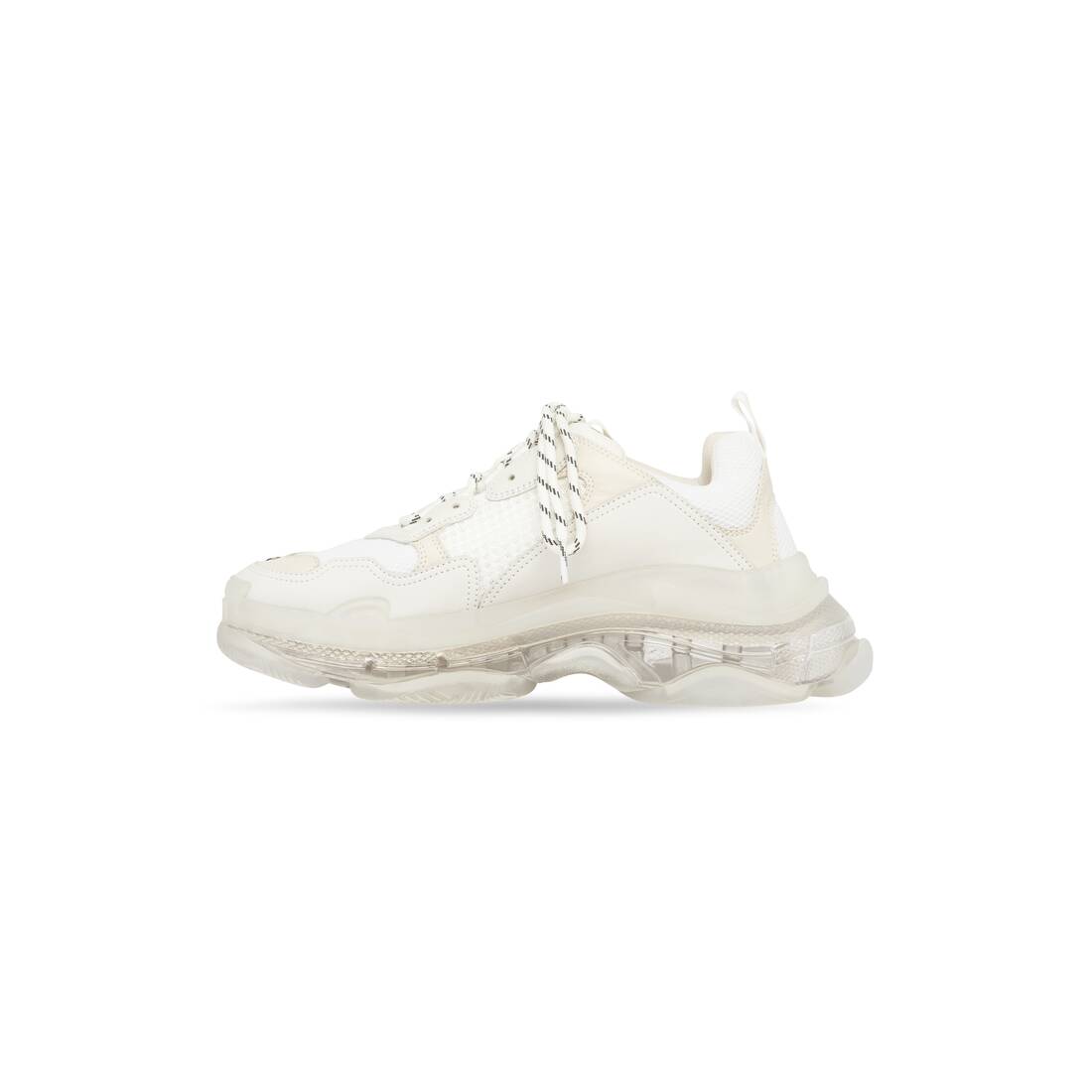 Men's Triple S Sneaker Clear Sole in White