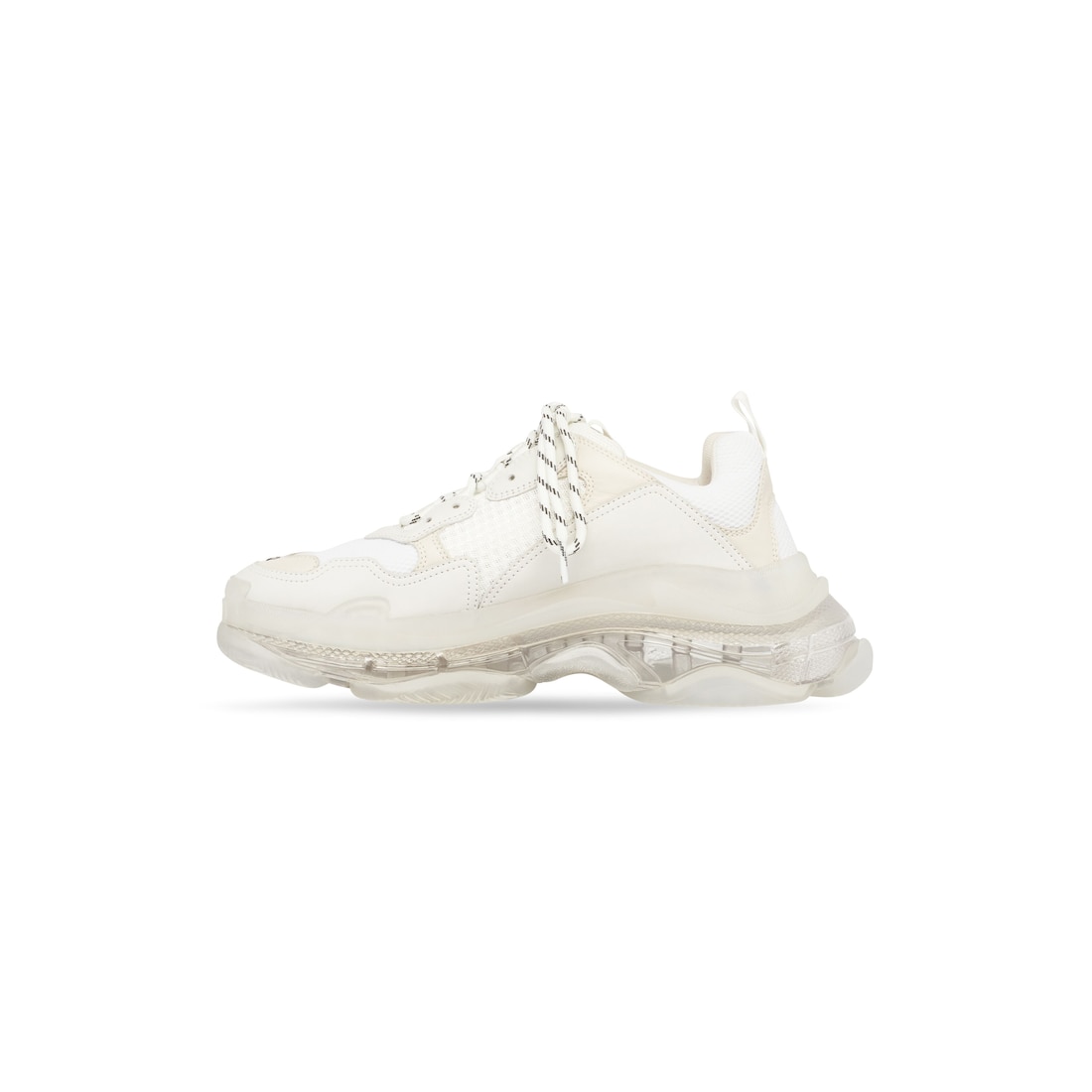 Men's Triple S Clear Sole Sneaker in White | Balenciaga US