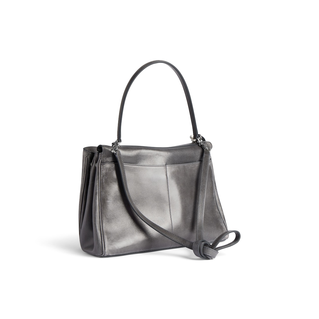 Women's Rodeo Handbag Medium With Charms in Grey | Balenciaga US