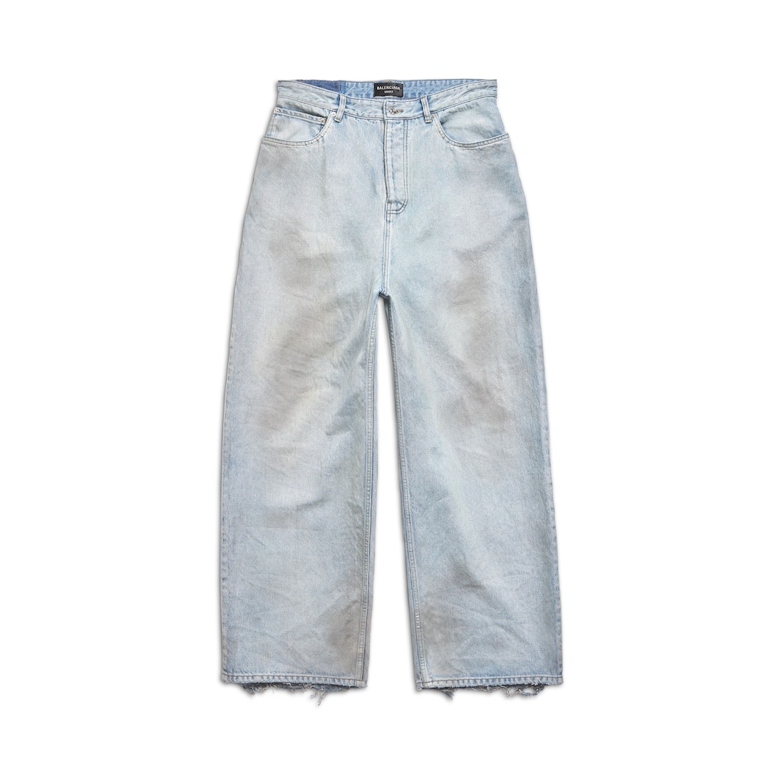 Baggy Pants in Blue | Balenciaga CA