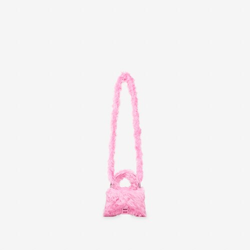 balenciaga fur bag