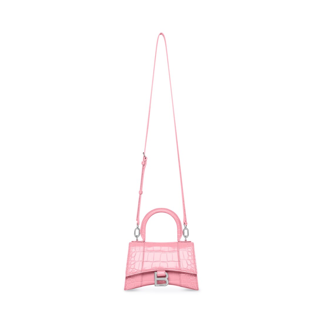 Pink croc balenciaga bag Clearance