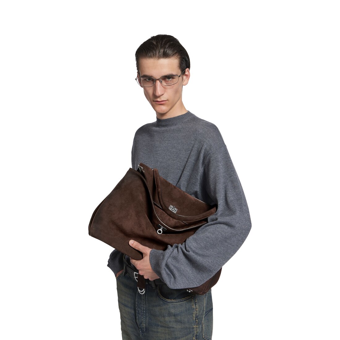 Rodeo Handbag Large in Light Espresso | Balenciaga US