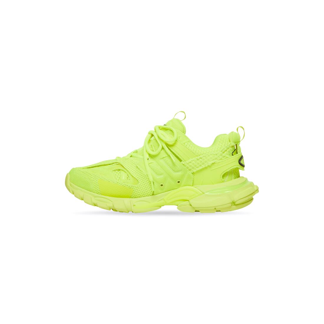 Men's Track Sneaker In Full Mesh in Fluo Yellow | Balenciaga US