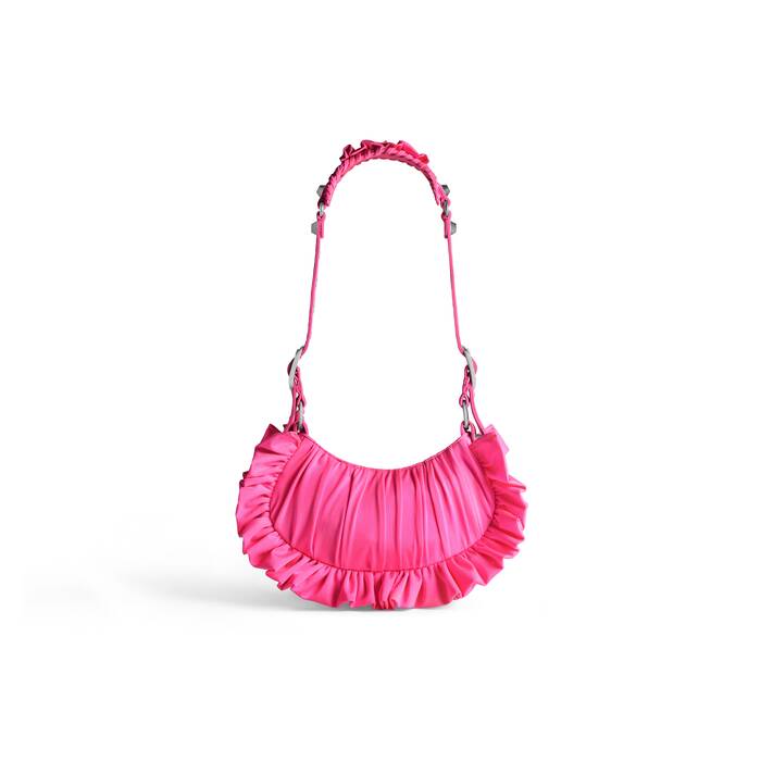 le cagole xs shoulder bag with ruffles 