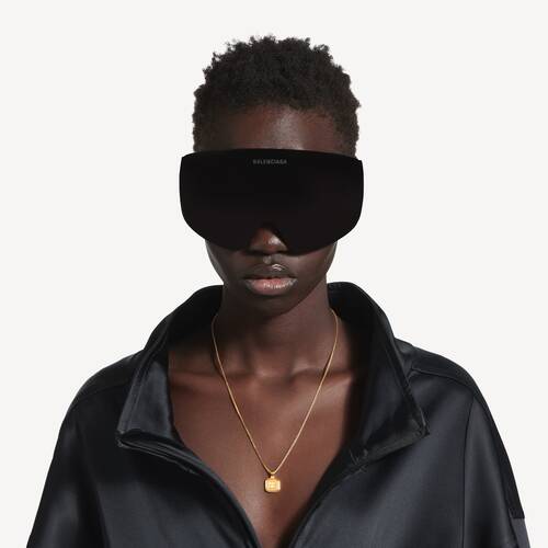 nano square long necklace