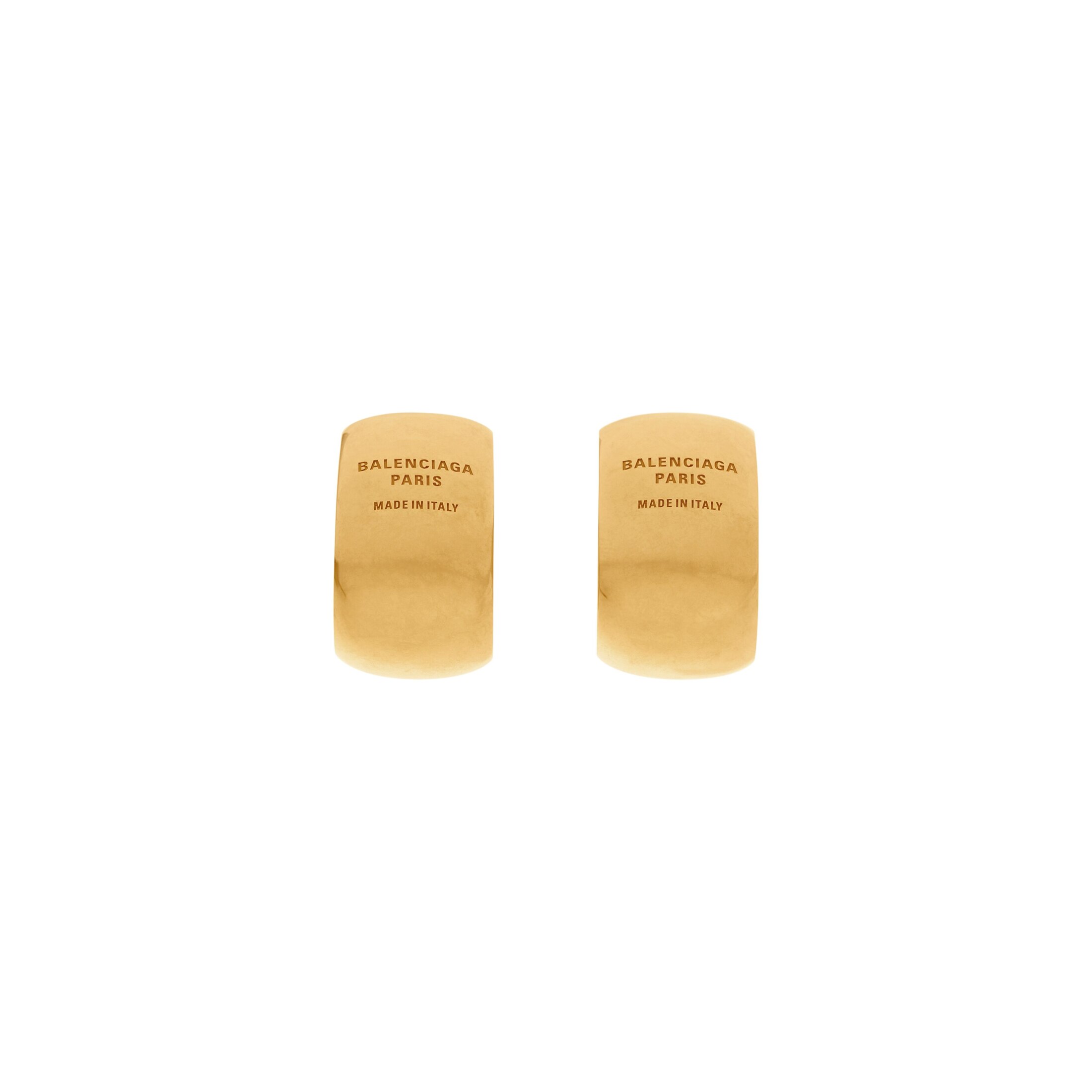 Balenciaga Plated Earrings - Gold - Woman - Brass