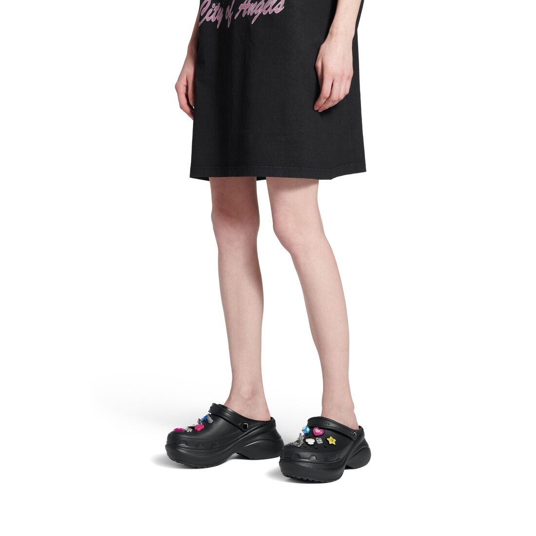 Women's Crocs™ Mule Jibbitz™ in Black | Balenciaga US