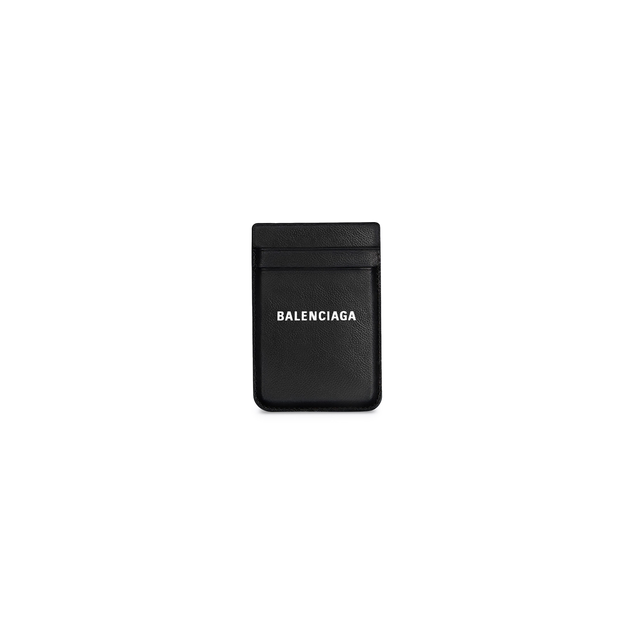 Balenciaga Cash Magnet Card Holder - Black - Unisex - Calfskin