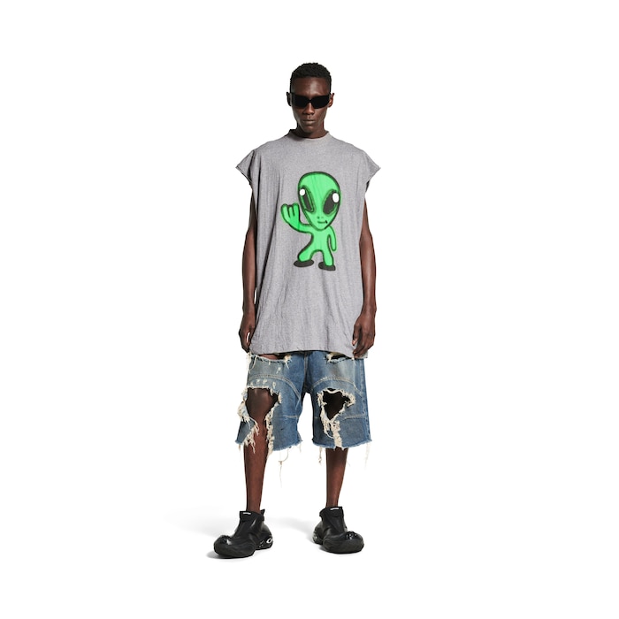 hi there + dripley ノースリーブ tシャツ