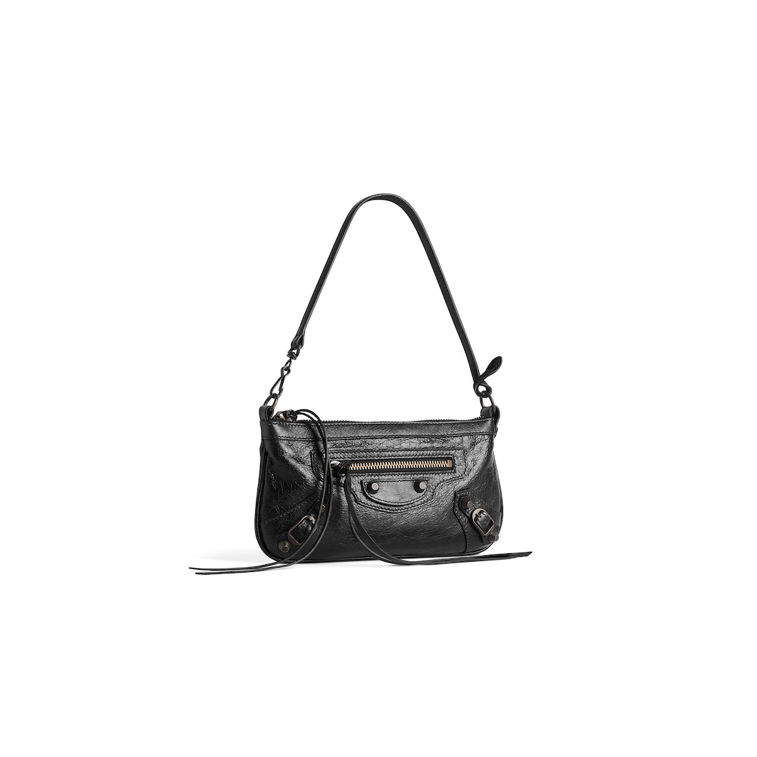 Women's Le City Pouch On Strap in Black