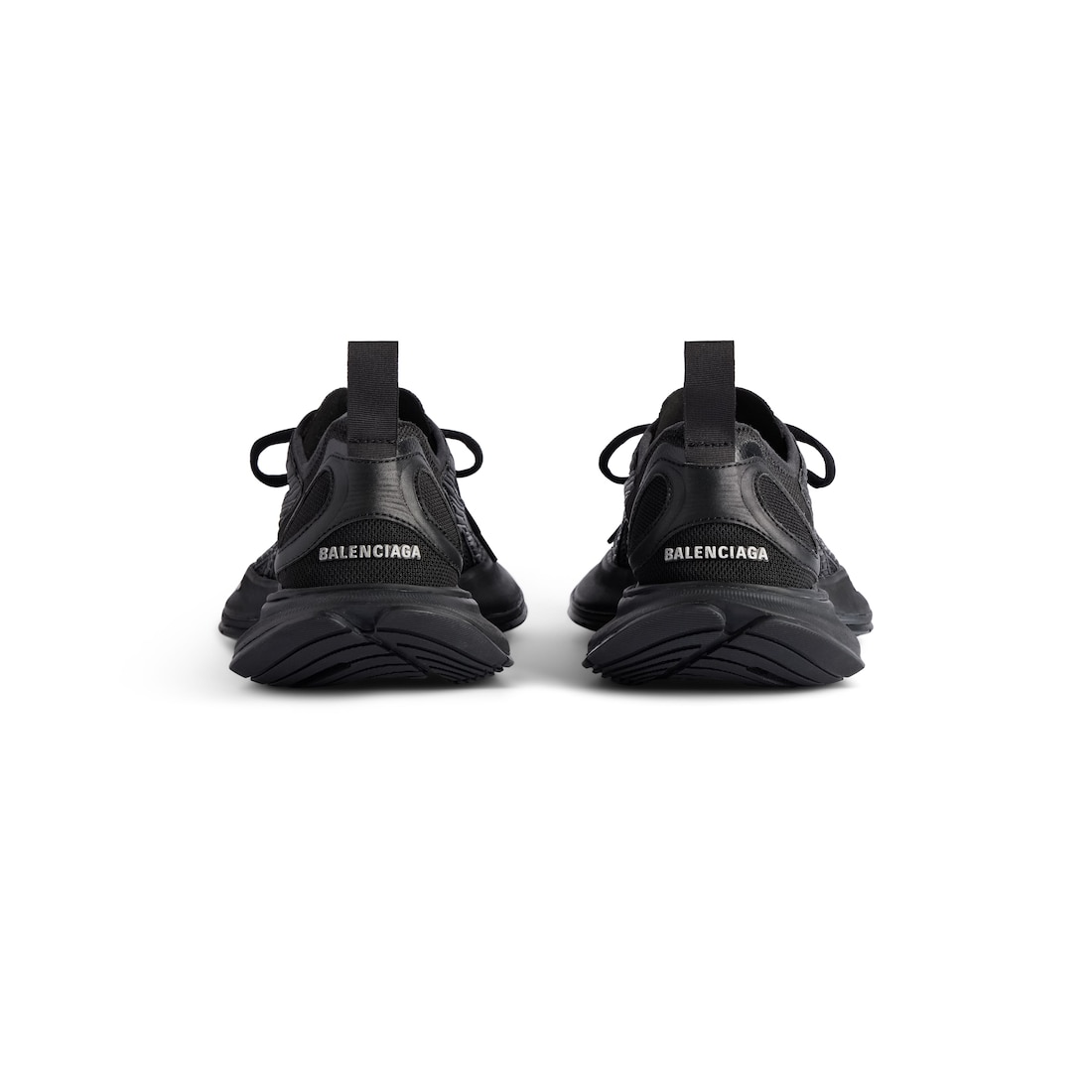 Balenciaga Black Mesh And Rubber Circuit Sneakers Men