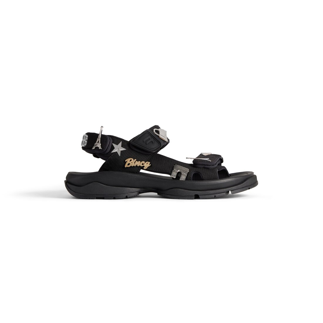 TouBALENCIAGA Tourist sandal with pins 43 - サンダル