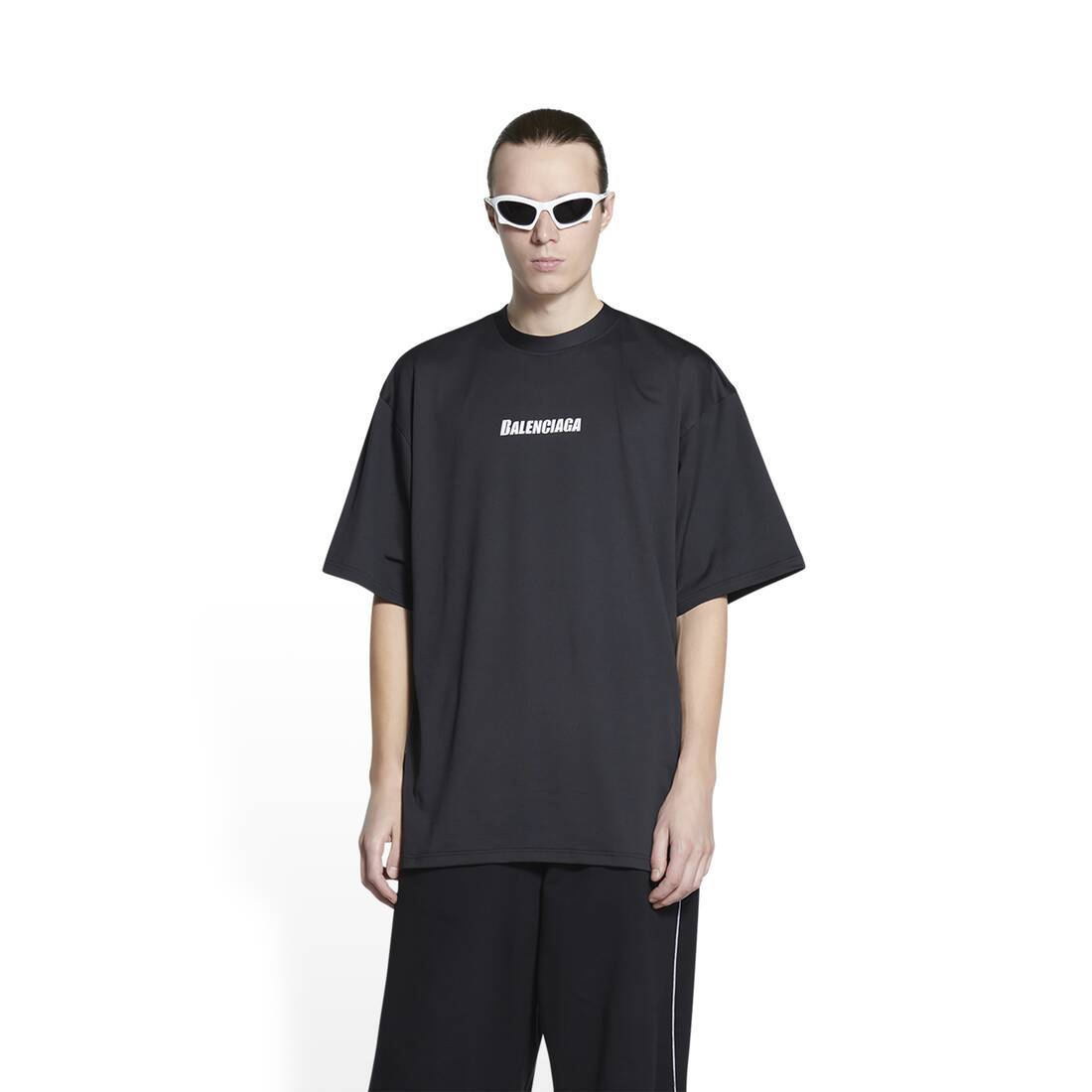 representación Saltar Ocho Men's Swim T-shirt in Black | Balenciaga US