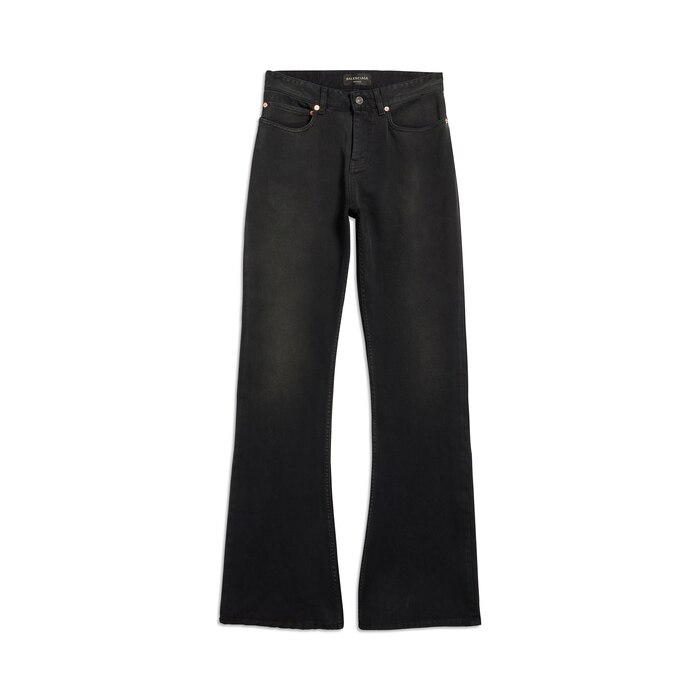 Women Black Bell Bottom Clean Look Stretchable Jeans( Black) – Purvi Wear