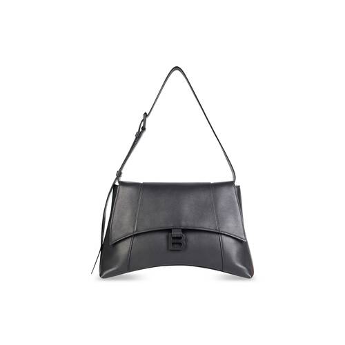 Women's Downtown Medium Shoulder Bag in Black | Balenciaga US