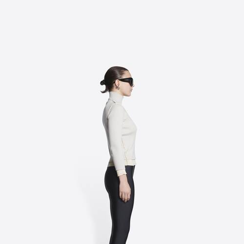 reversible fitted sweater