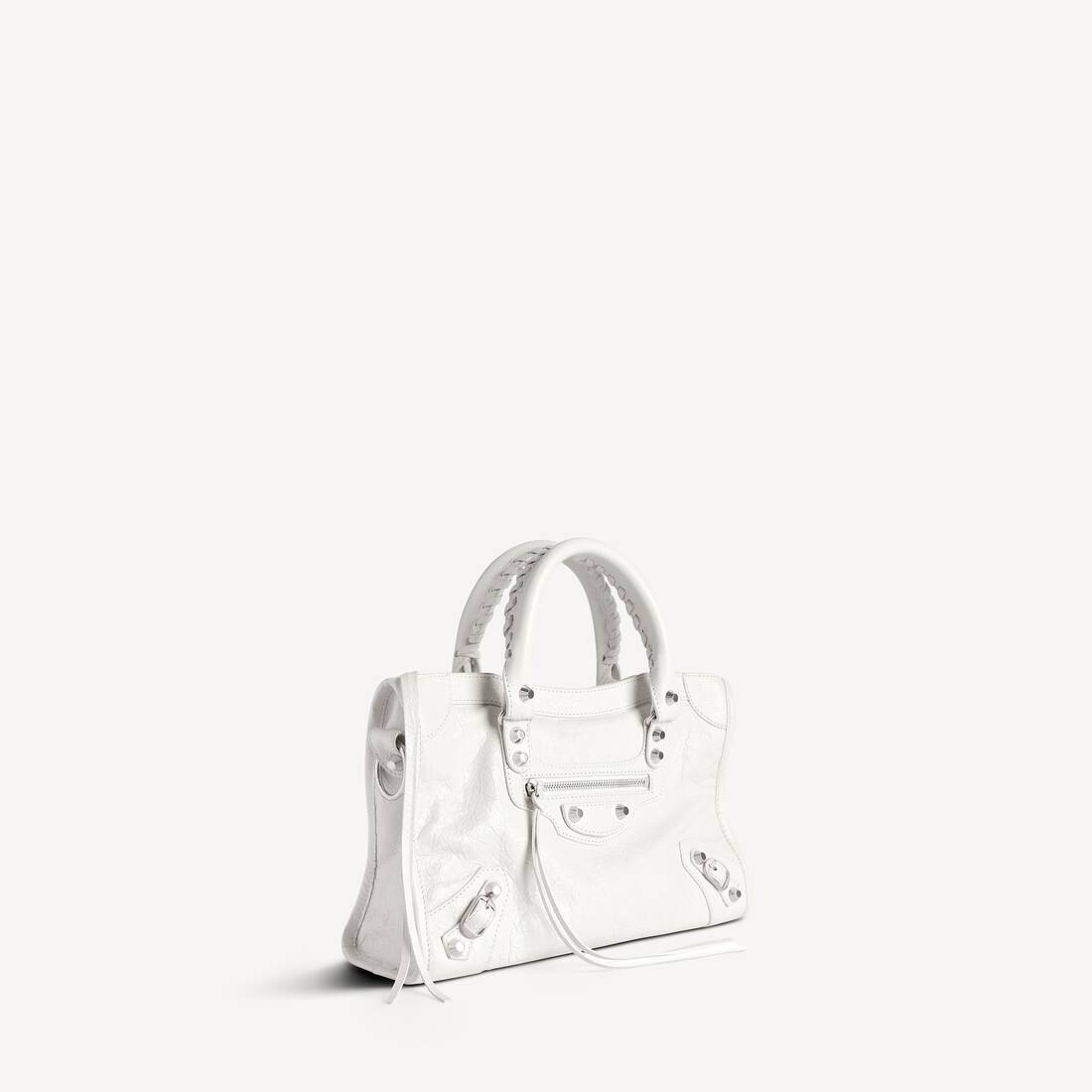 발렌시아가 화이트 레 시티 스몰 백 7977892AA9S9104